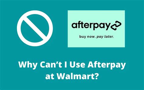 Does Walmart take Afterpay?