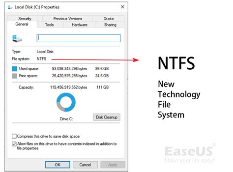 Does Windows 10 have NTFS?