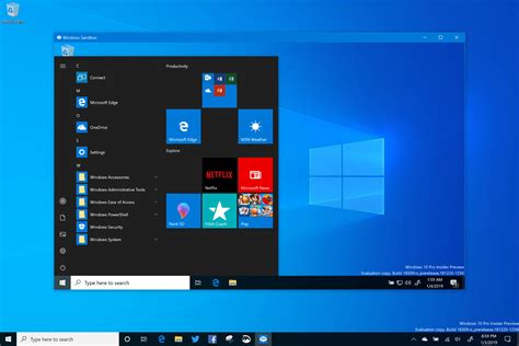 Does Windows 10 have a sandbox?