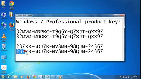 Does Windows 7 starter need a product key?