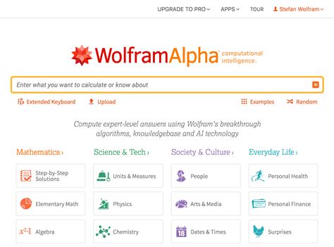 Does Wolfram Alpha collect data?