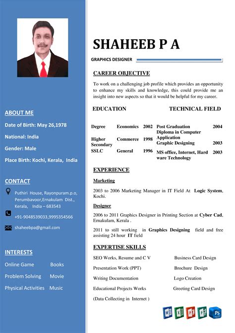 Does a CV look like a resume?