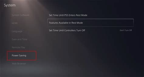 Does a PS5 turn off when not in use?