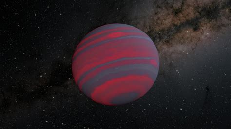 Does a brown dwarf glow?