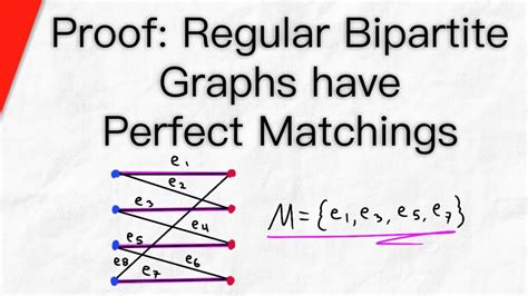 Does a complete bipartite graph have perfect matching?