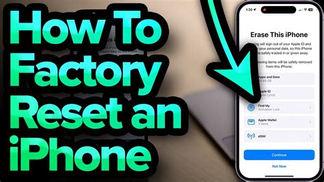 Does a factory reset completely wipe an iPhone?
