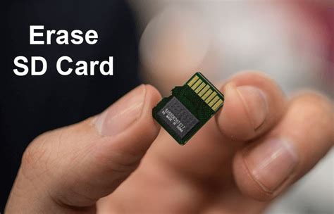 Does a factory reset erase SD card?