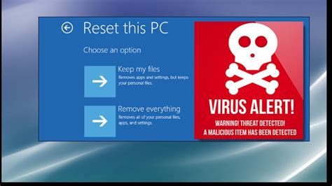 Does a full reset remove malware?