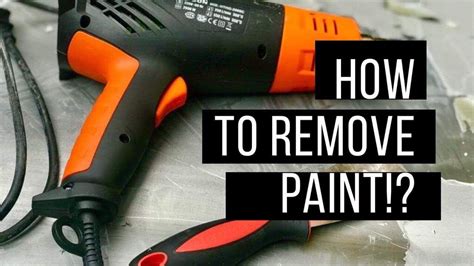 Does a heat gun remove paint?
