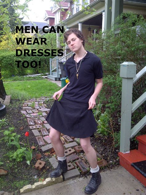 Does a man wear a dress?