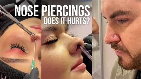 Does a nose piercing hurt more with a gun or needle?