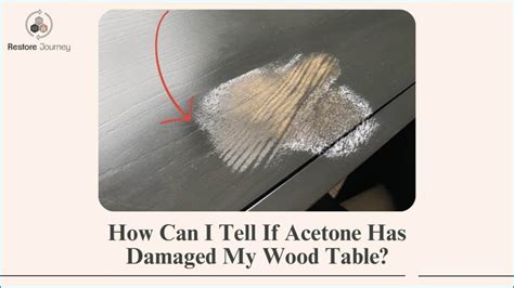 Does acetone damage wood?