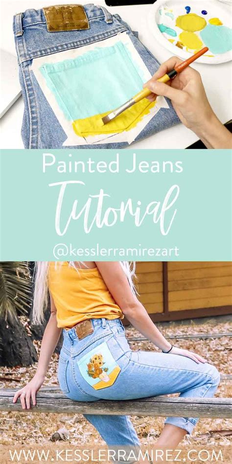 Does acrylic paint stay on jeans?