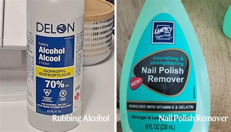 Does alcohol affect nail polish?
