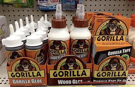 Does alcohol dissolve Gorilla Glue?
