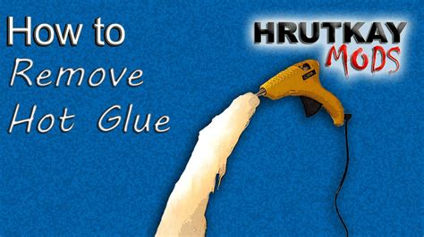 Does alcohol remove hot glue?