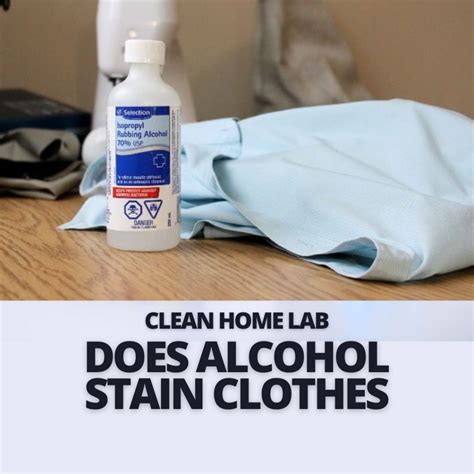 Does alcohol stain permanently?