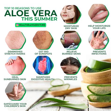 Does aloe vera cure rashes?
