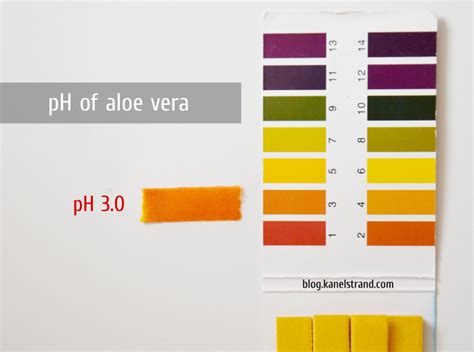 Does aloe vera mess with pH balance?