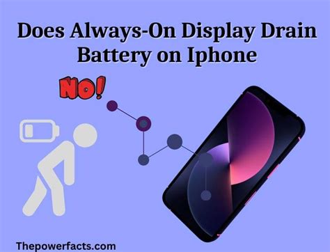 Does always-on display drain battery?