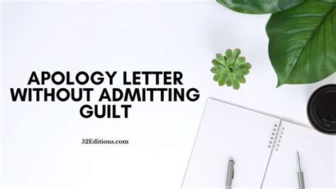 Does an apology admit guilt?
