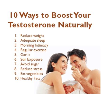 Does anything naturally increase testosterone?