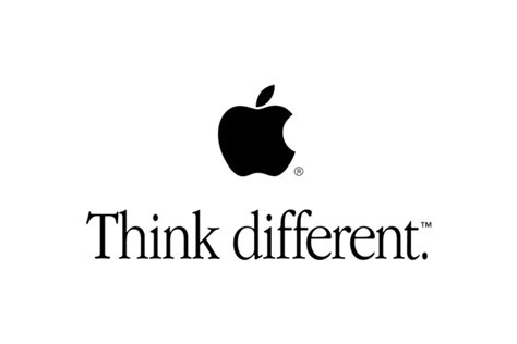 Does apple have a slogan?