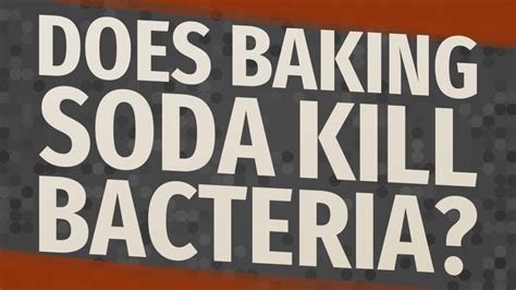Does baking kill bacteria?