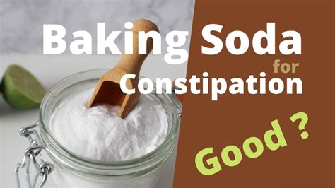 Does baking soda act as a laxative?