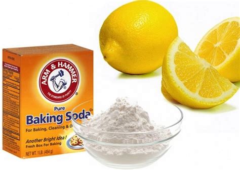 Does baking soda and lemon actually clean?