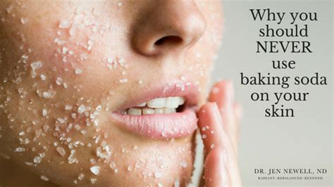 Does baking soda destroy skin barrier?