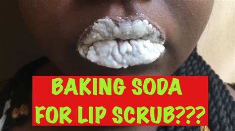 Does baking soda lighten lips?