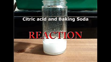 Does baking soda react with other acids?