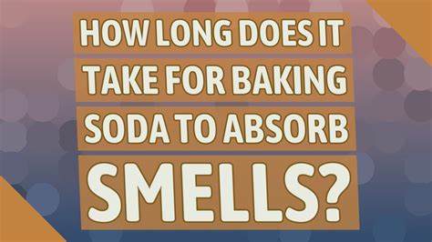 Does baking soda really absorb bad smells?