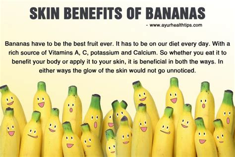 Does banana improve skin?