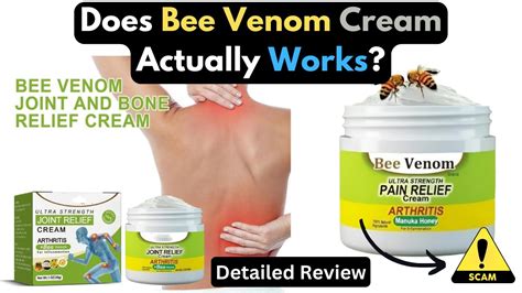 Does bee venom really work?