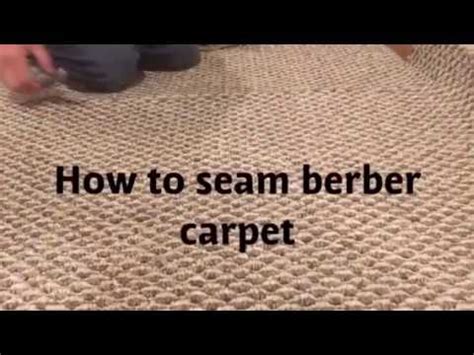 Does berber carpet show seams?