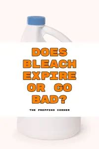 Does bleach expire?