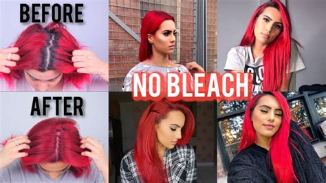 Does bleach get red dye out?