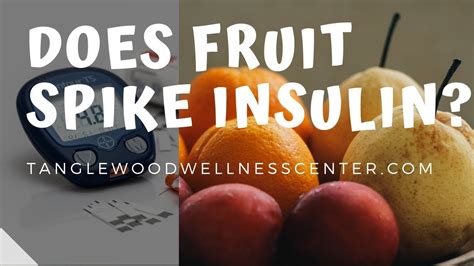 Does blending fruit spike insulin?