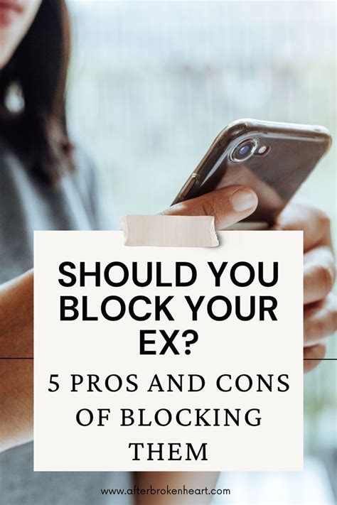 Does blocking your ex show weakness?