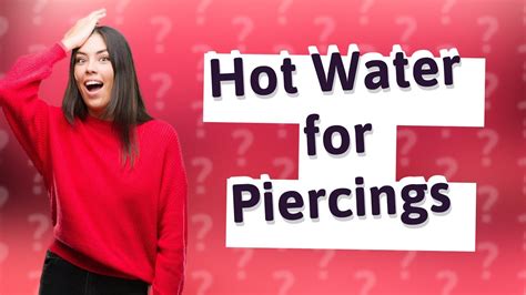 Does boiling water clean piercings?