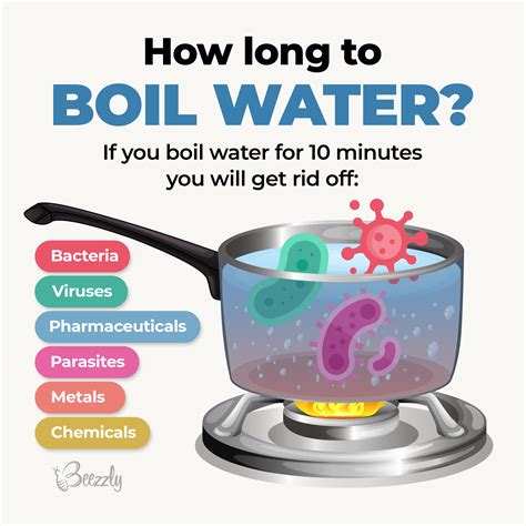 Does boiling water purify it how long?