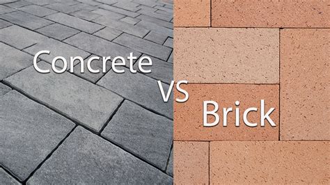 Does brick get hotter than concrete?