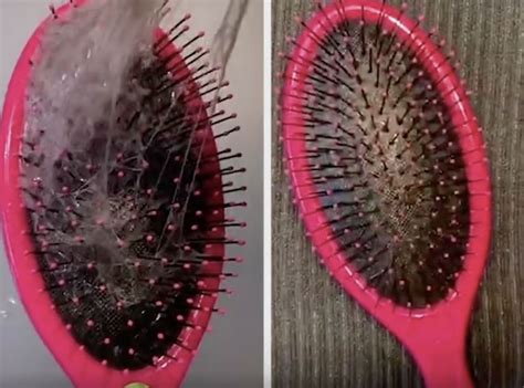 Does brushing hair remove buildup?