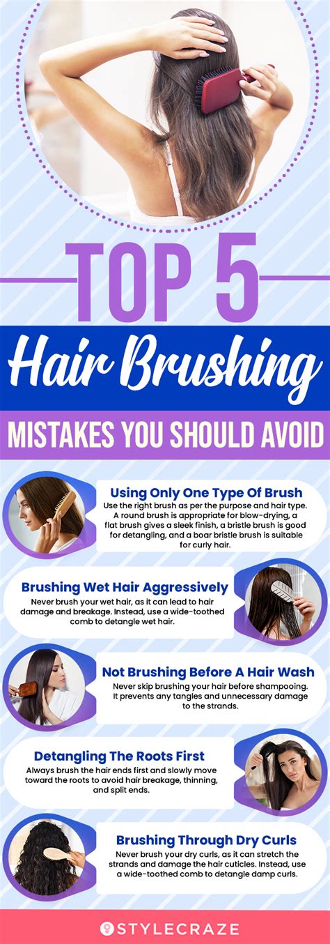 Does brushing help dry hair?