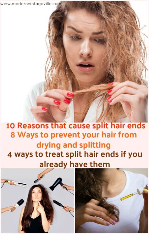 Does brushing your hair too much cause split ends?