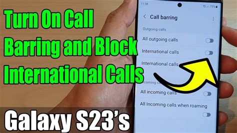 Does call barring block all calls?