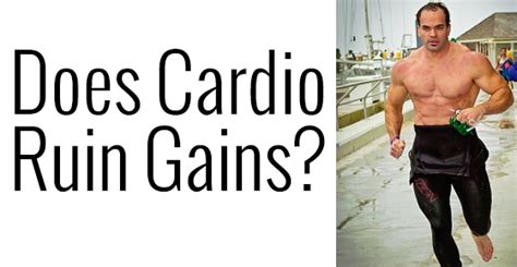 Does cardio ruin gains?