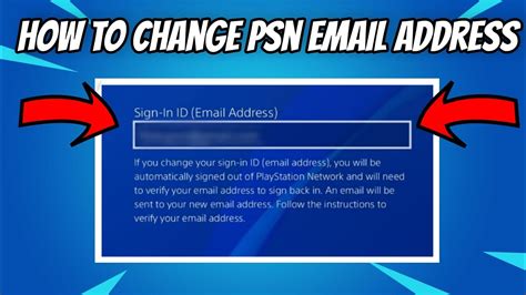 Does changing your PSN email affect fortnite?